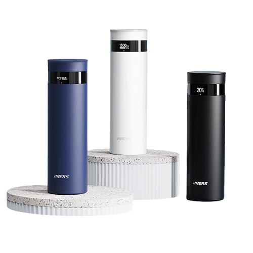 华为鸿蒙智选 哈尔斯智能旋盖杯保温杯440ml 316L